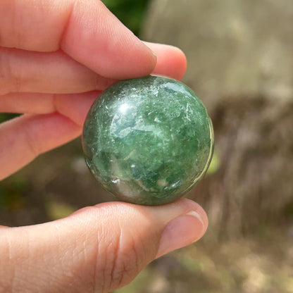 Green Strawberry Quartz Sphere