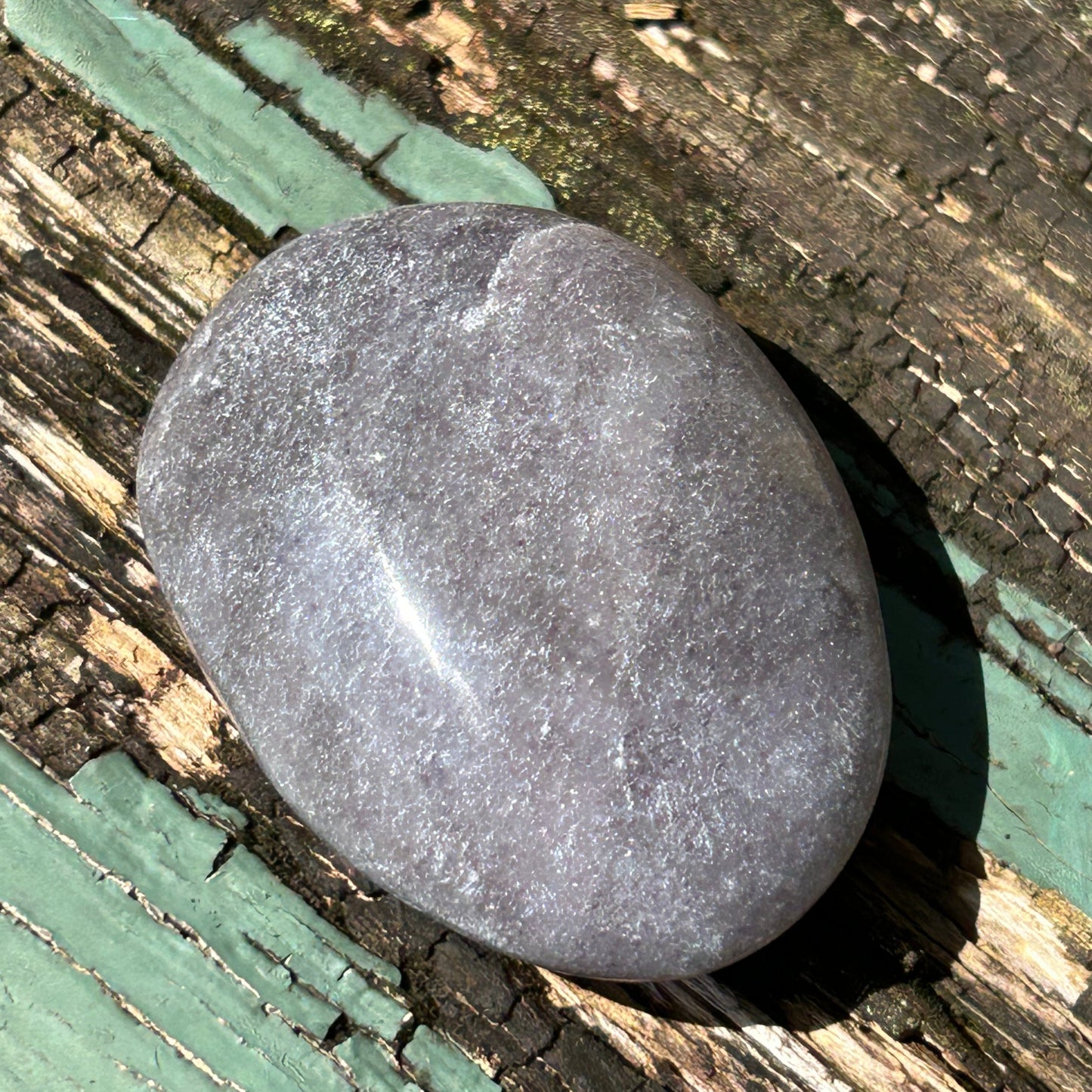 Lepidolite Palm Stone