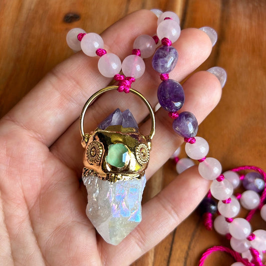 Owl Angel Aura Necklace