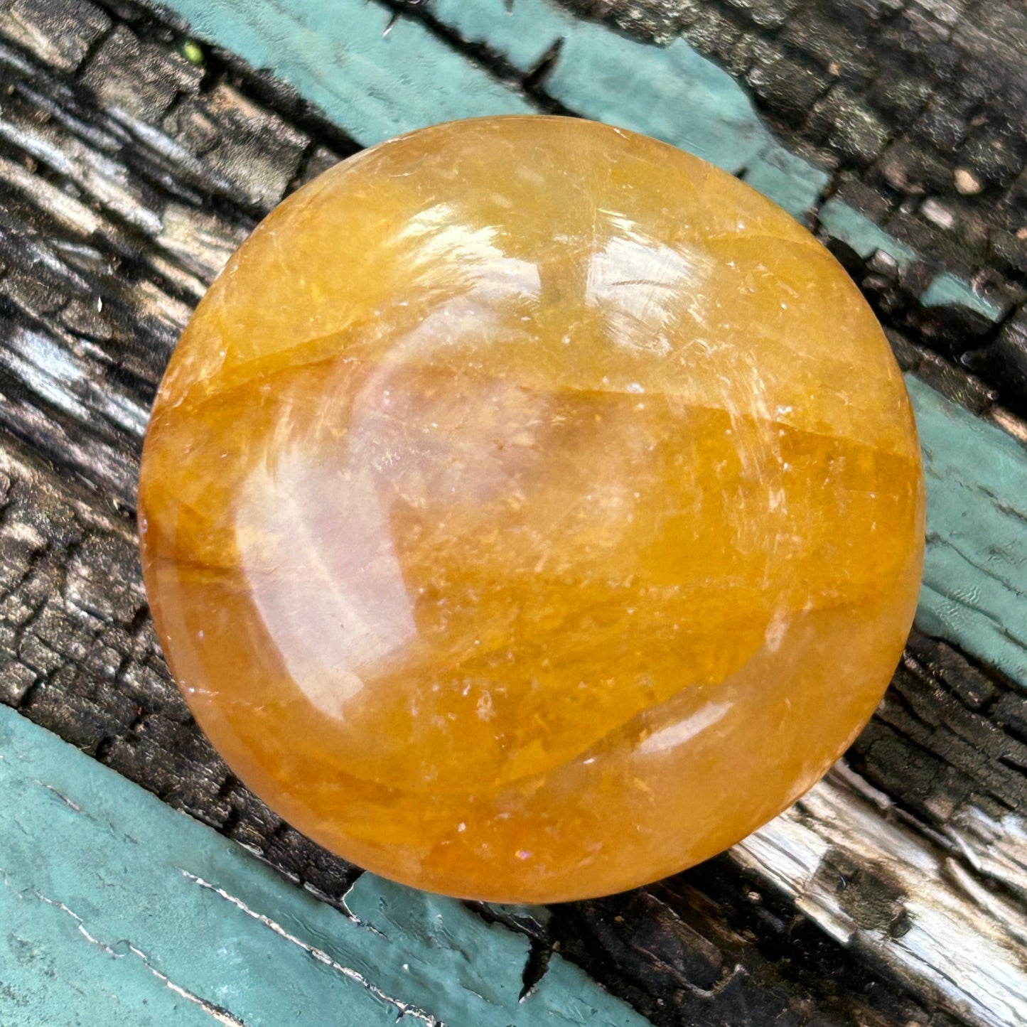 Golden Healer Palm Stone