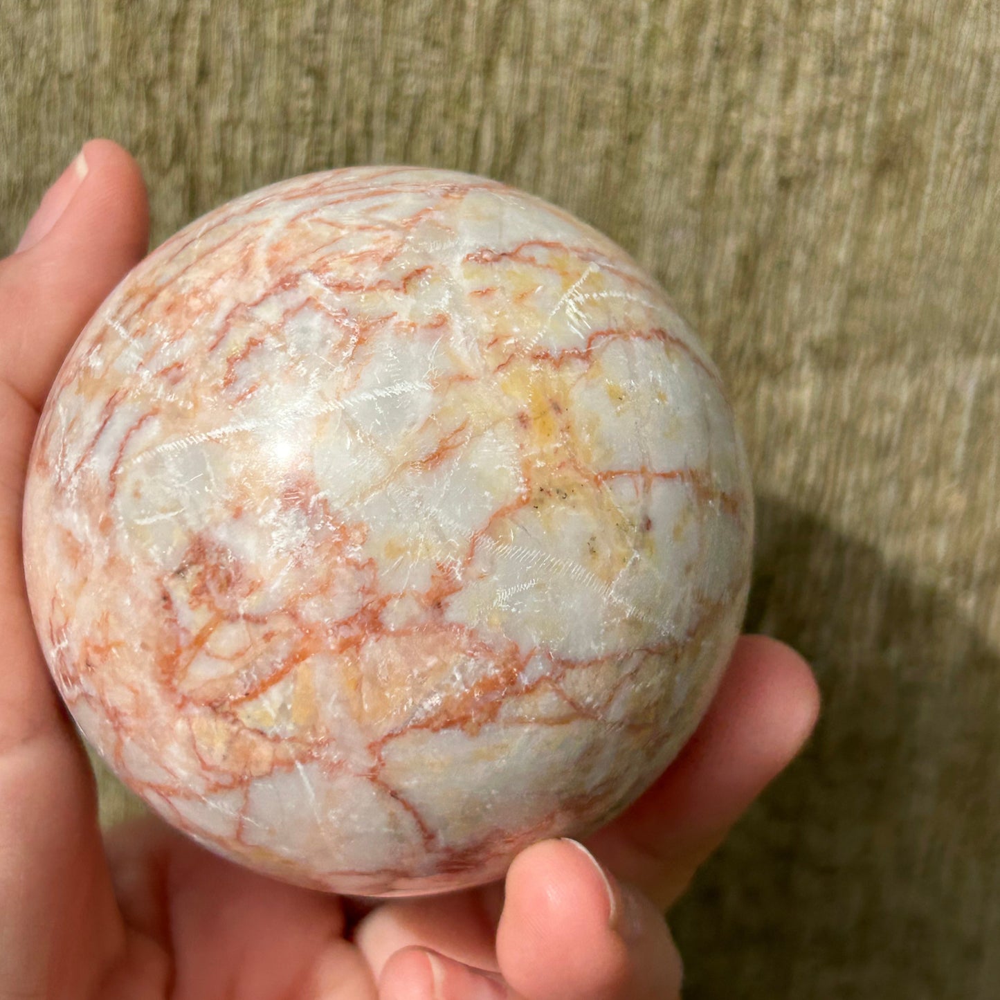 Red Vein Jasper Sphere