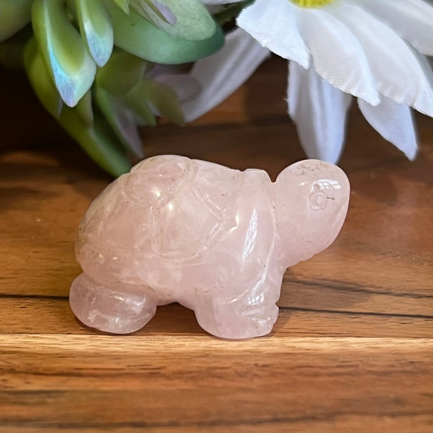 Rose Quartz Turtle