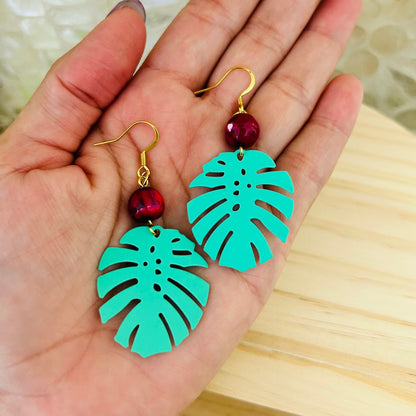 Monstera Leaves Earrings