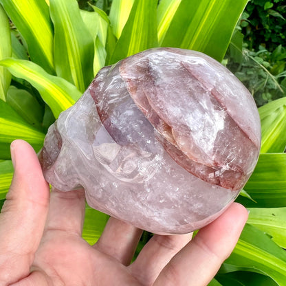 Hematoid Quartz Skull