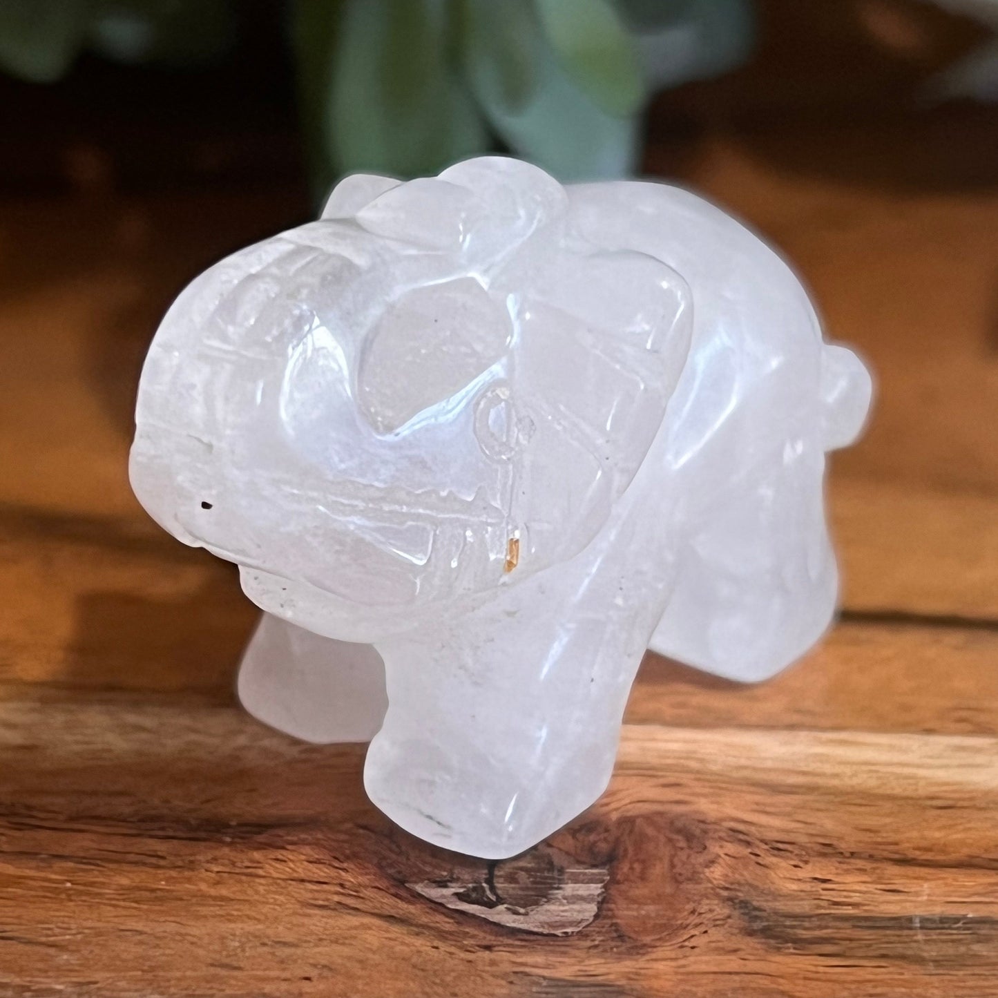 Rose Quartz Elephant