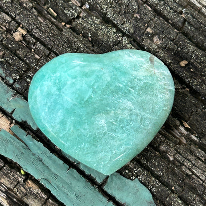 Amazonite Heart