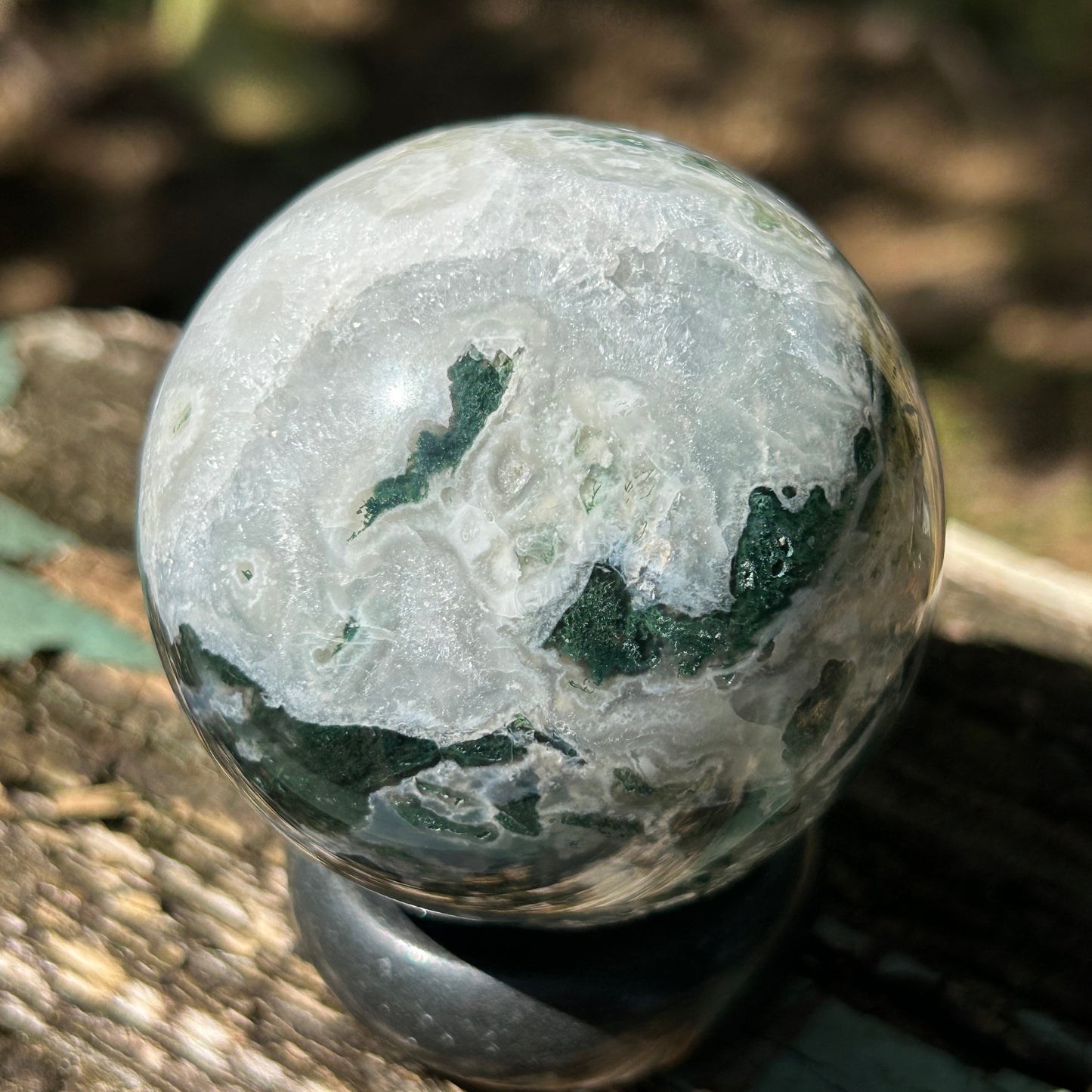 Moss Agate Sphere