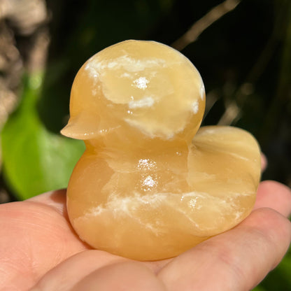 Yellow Calcite Duck