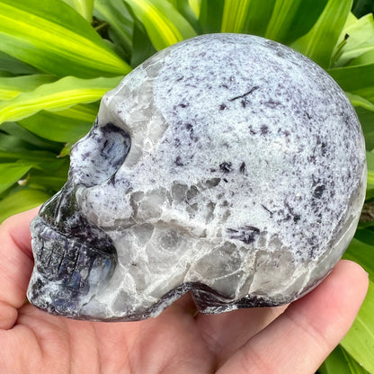 Lepidolite Skull