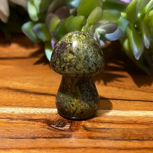 Dragon Blood Jasper Mushroom