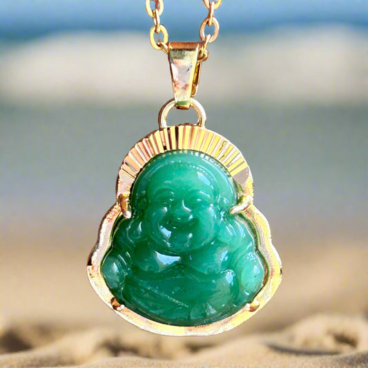 Jade Buddha Necklace