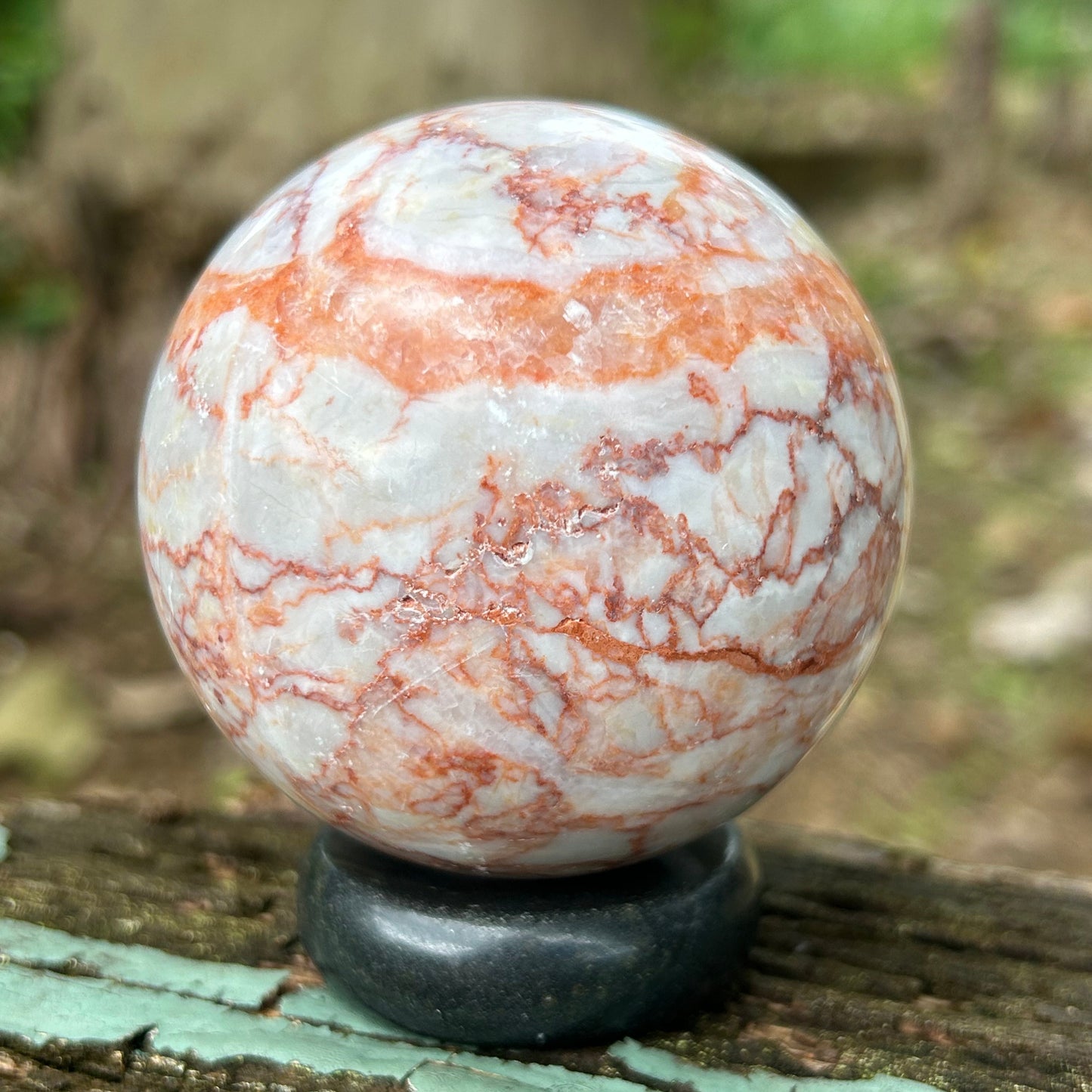 Red Vein Jasper Sphere