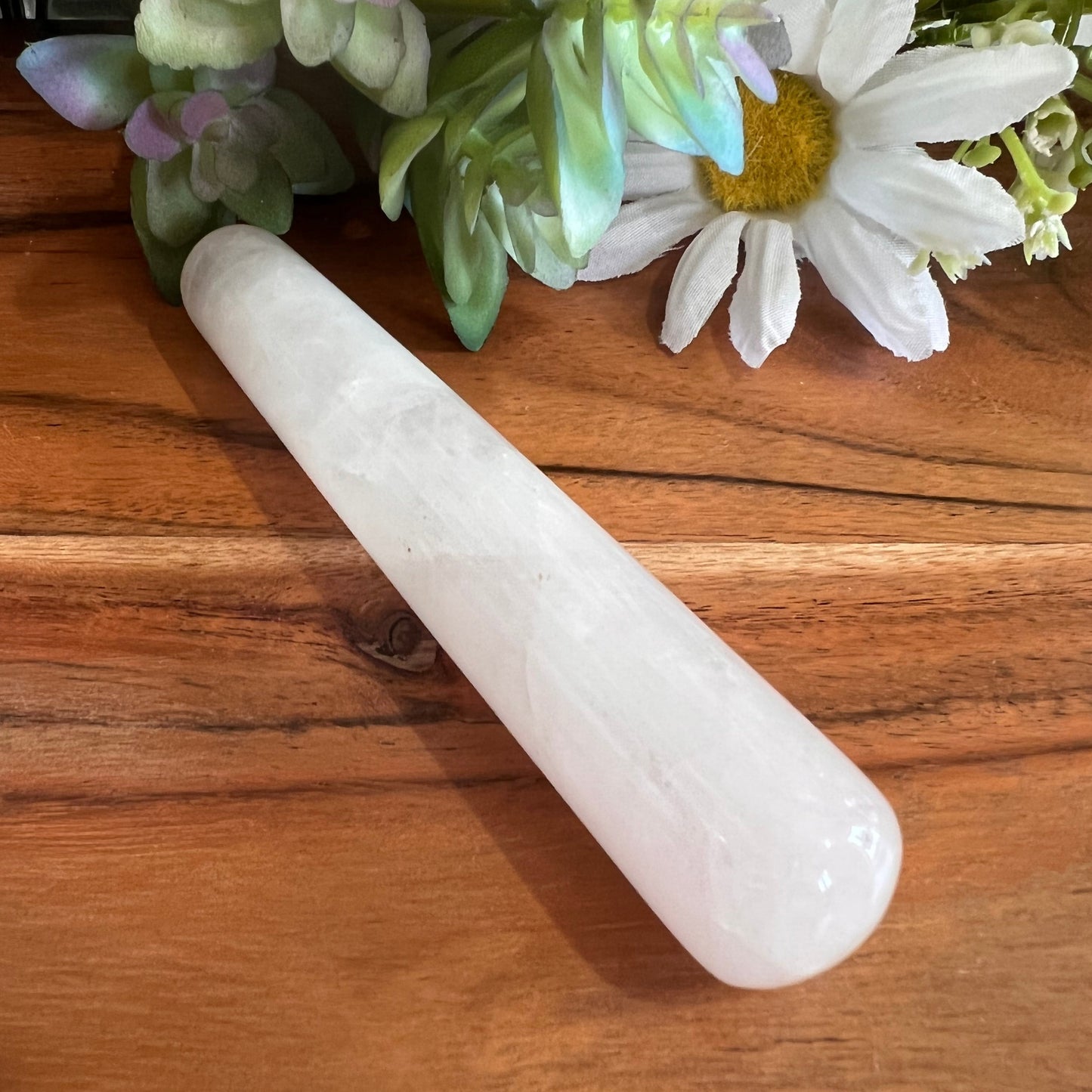 Rose Quartz Yoni Wand