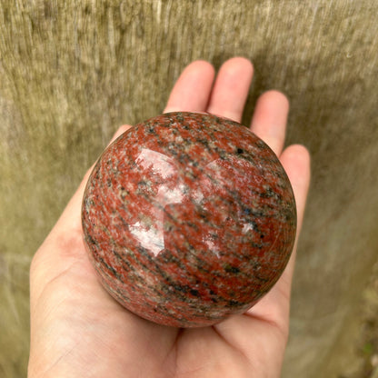 Red Zebra Jasper Sphere