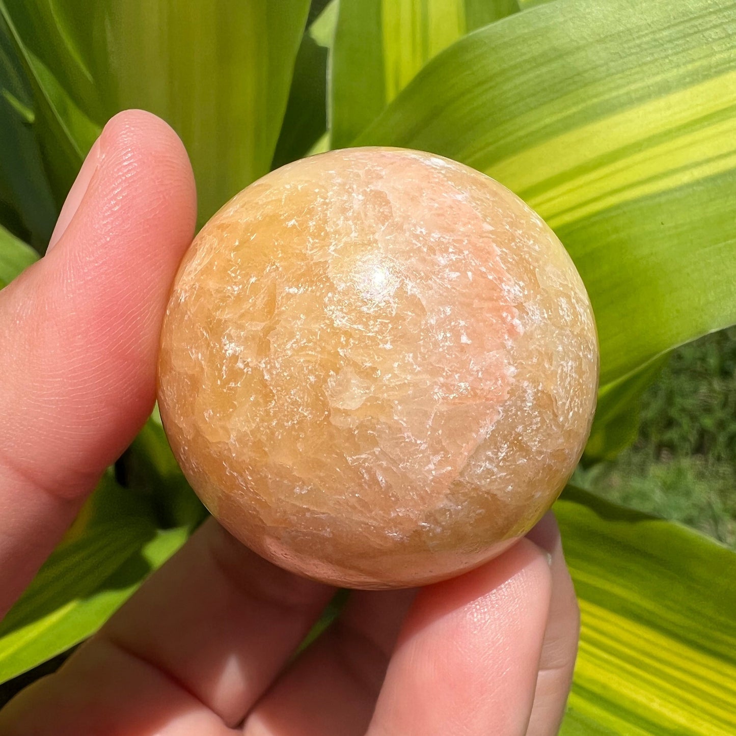 Yellow Calcite Spheres