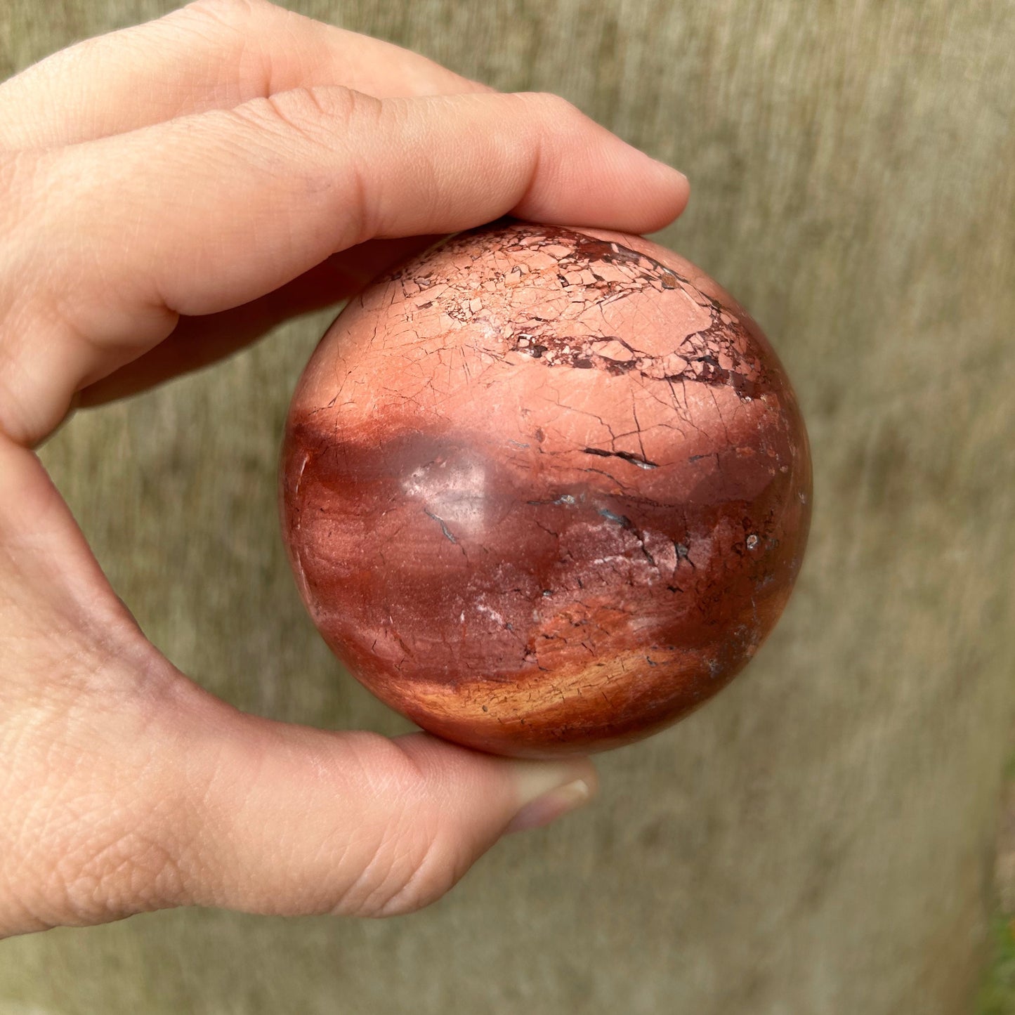 Red Jasper Sphere