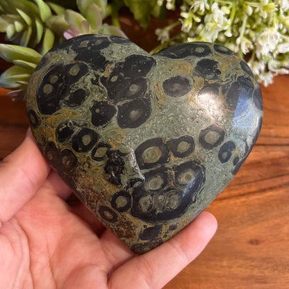 Kambaba Jasper Heart