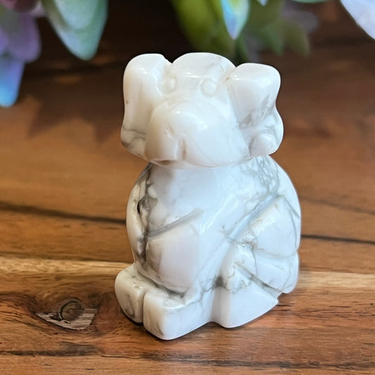 Howlite Dog