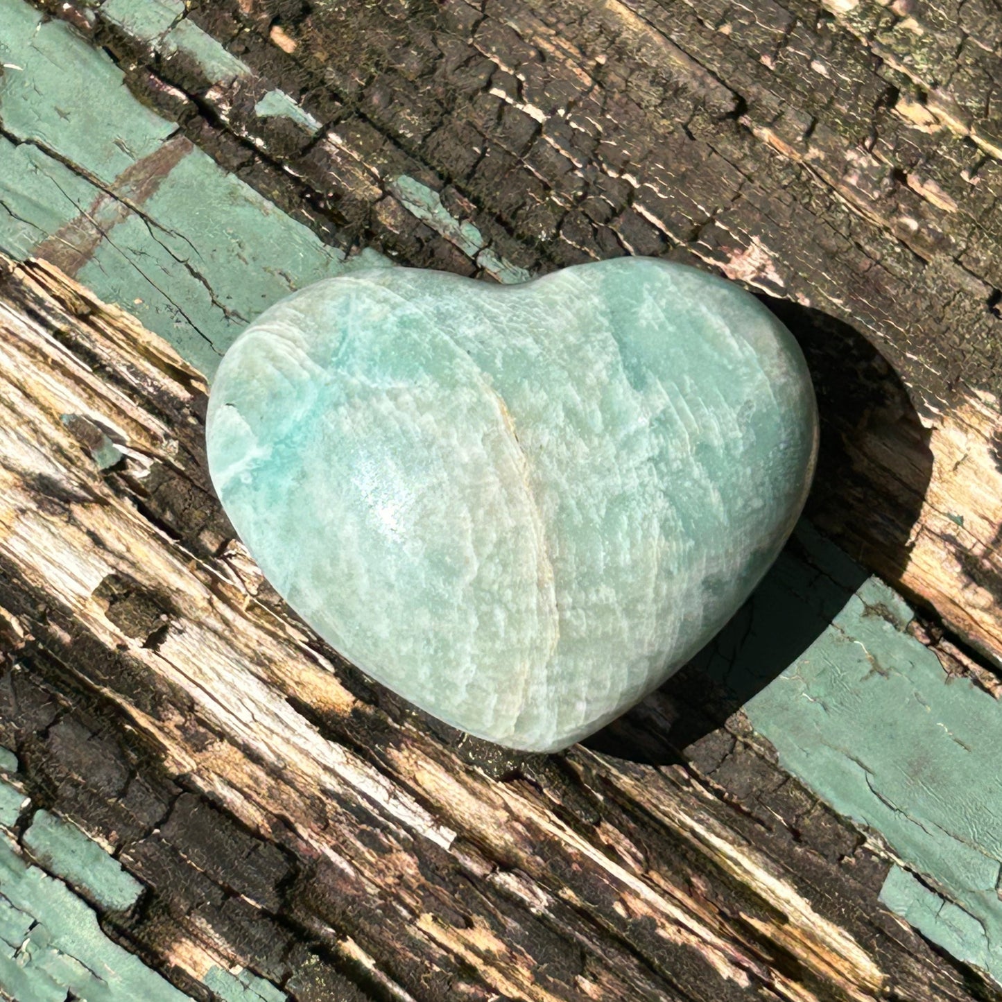 Amazonite Heart