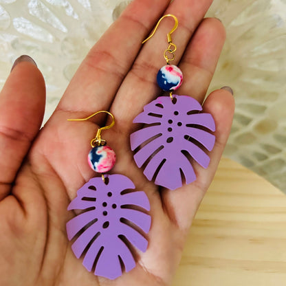 Monstera Leaves Earrings