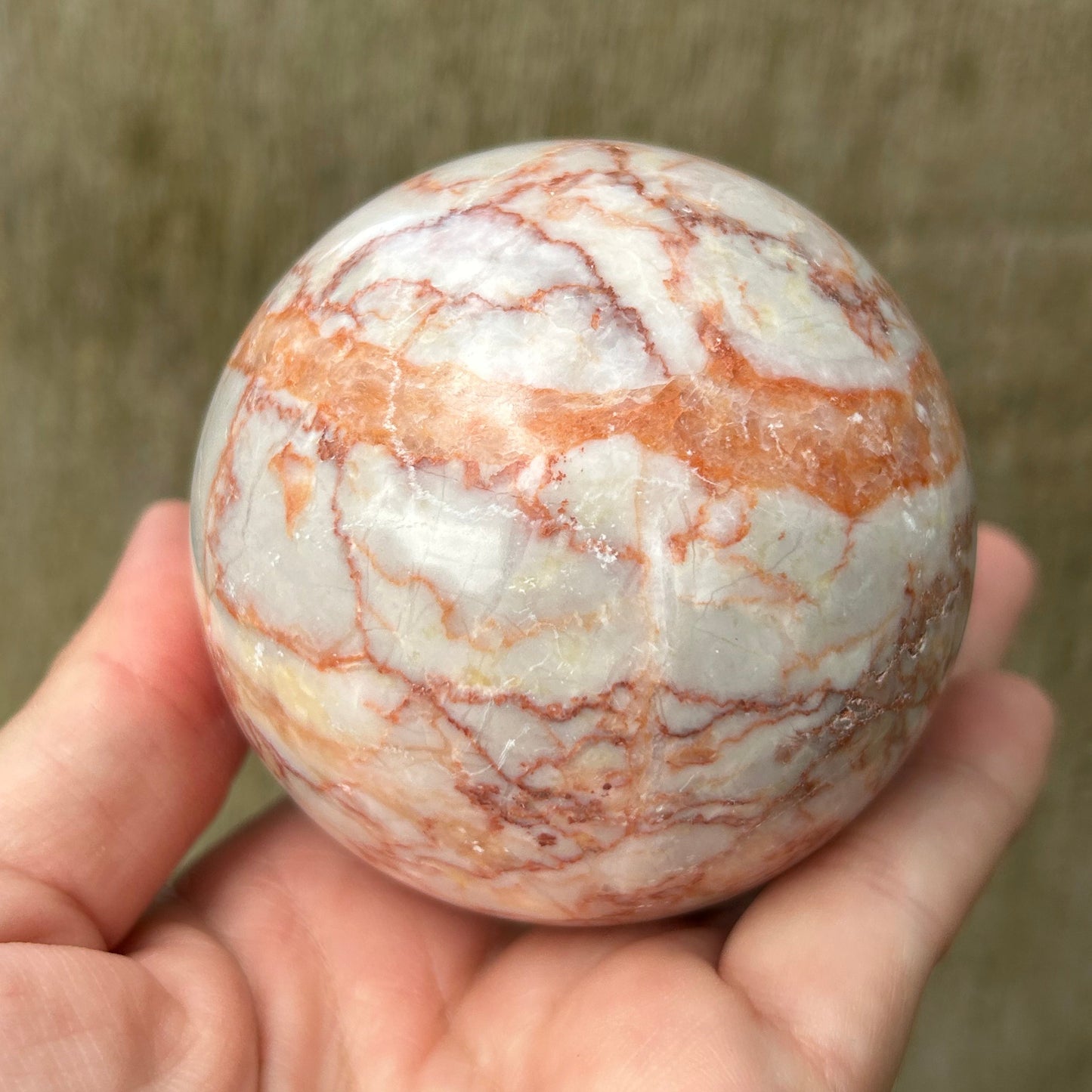 Red Vein Jasper Sphere