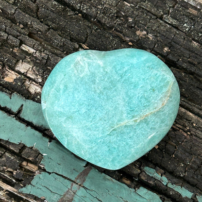 Amazonite Heart