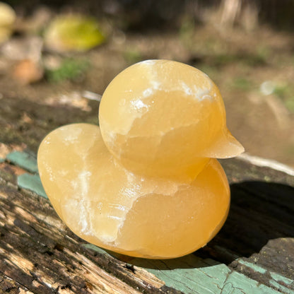 Yellow Calcite Duck