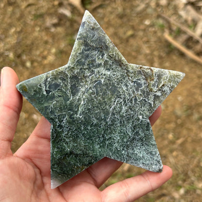 Moss Agate Star