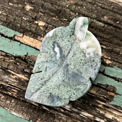 Moss Agate Leaf