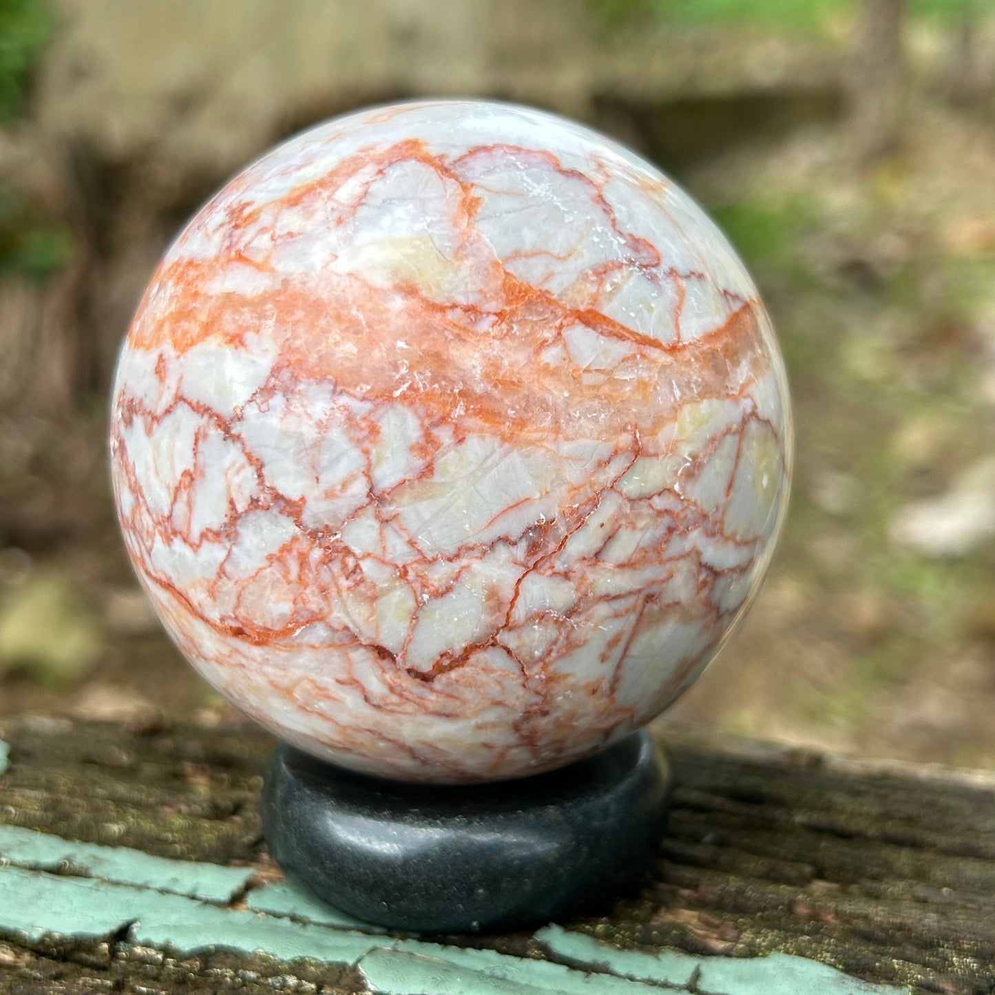 Red Vein Jasper Sphere