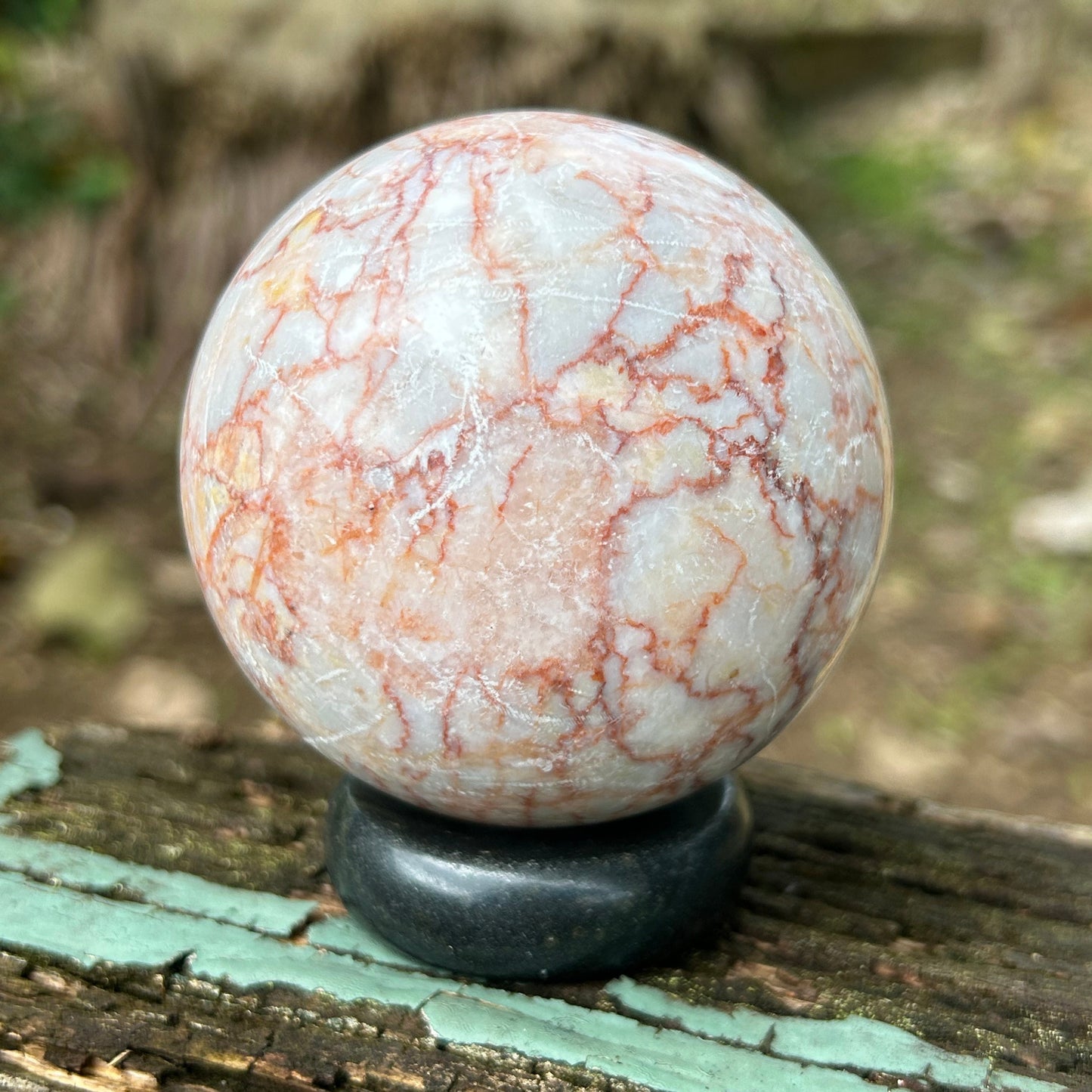 Red Vein Jasper Sphere