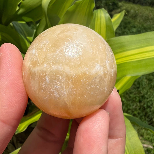 Yellow Calcite Spheres