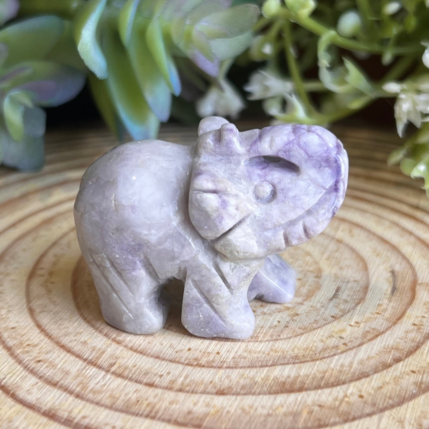 Lepidolite Elephant