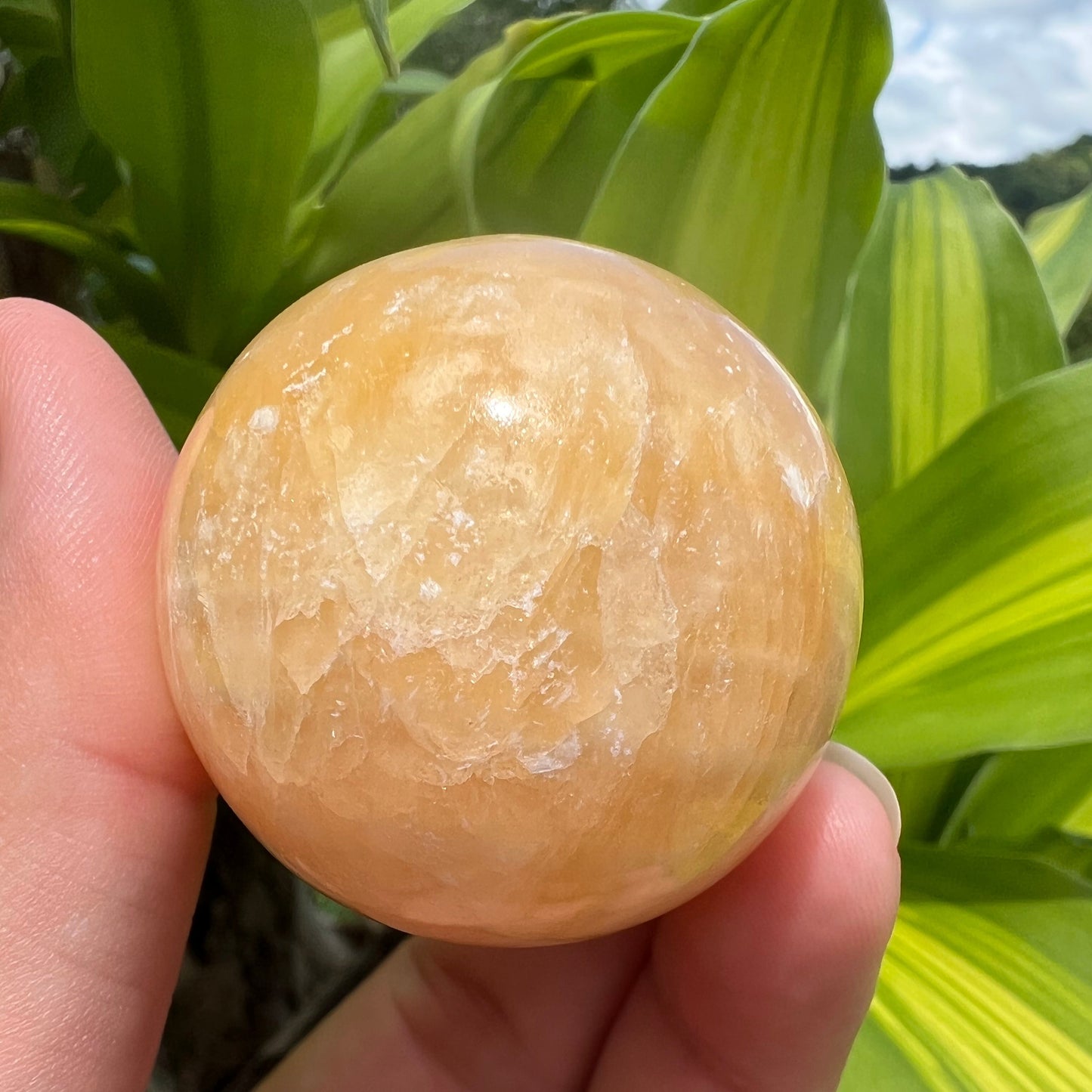 Yellow Calcite Spheres