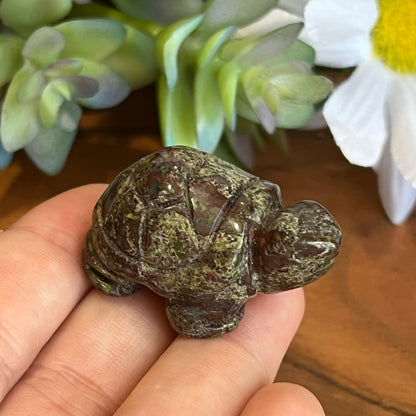 Dragon Blood Jasper Turtle