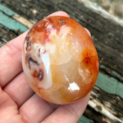 Carnelian Palm Stone