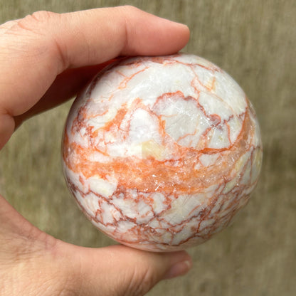 Red Vein Jasper Sphere