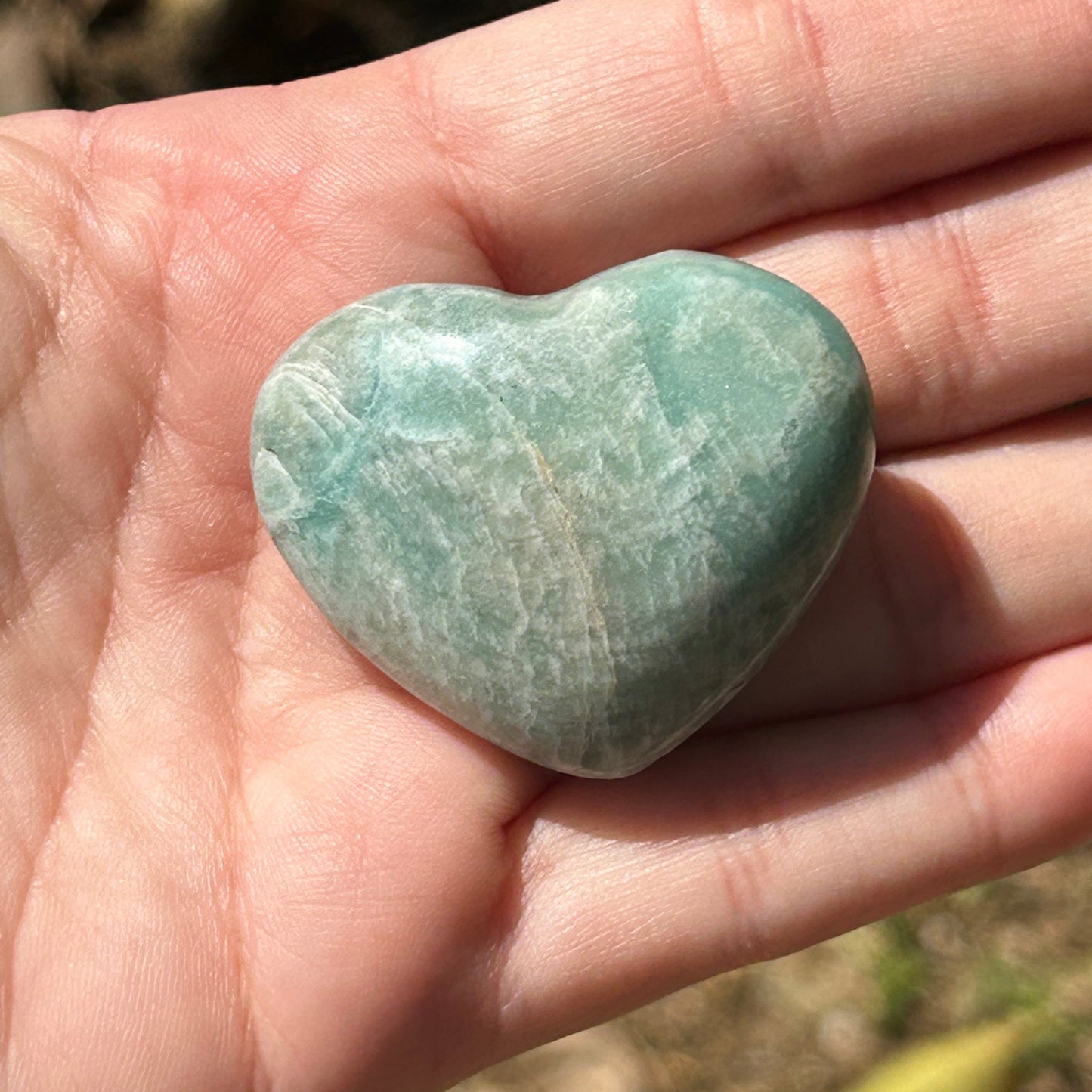 Amazonite Heart