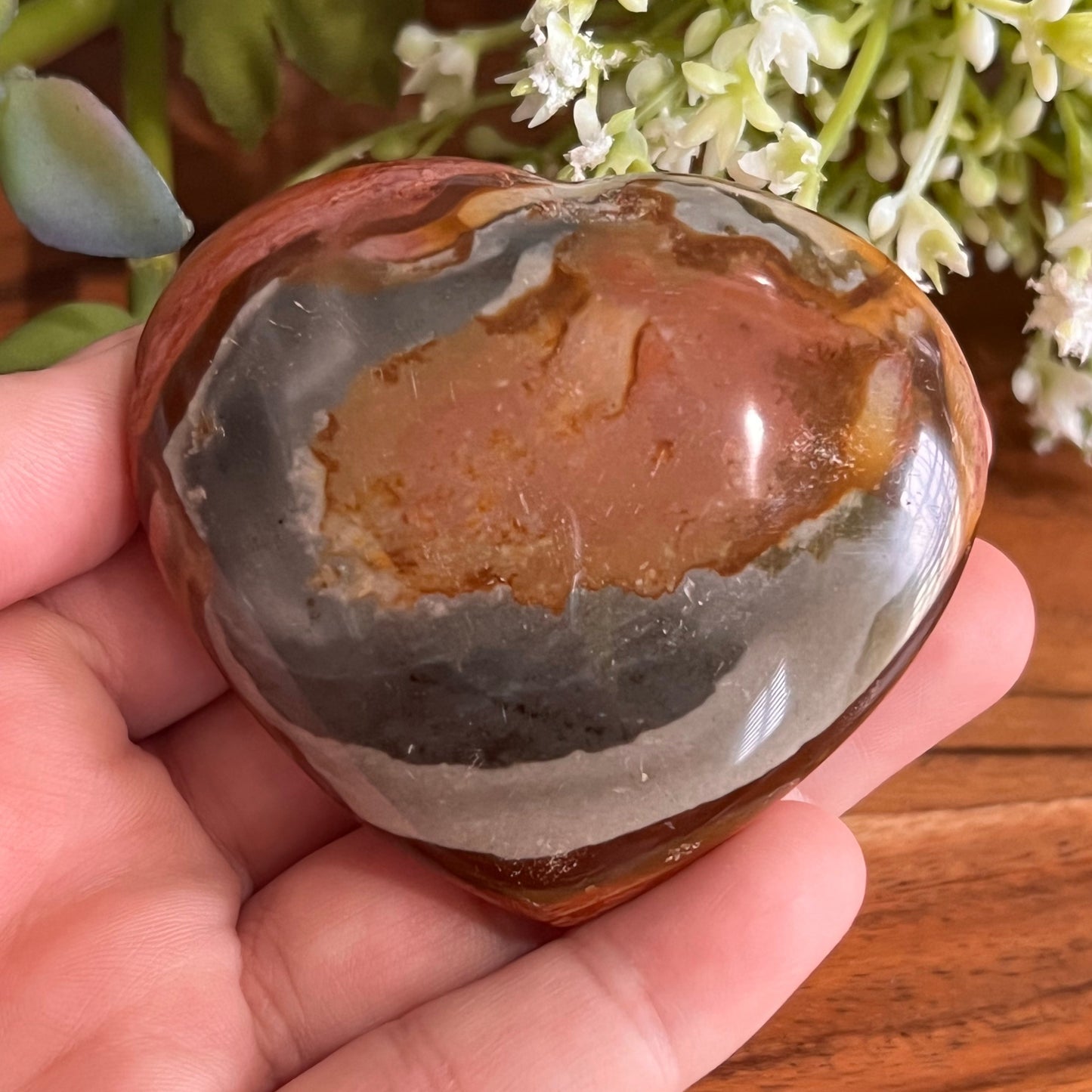 Desert Jasper Heart