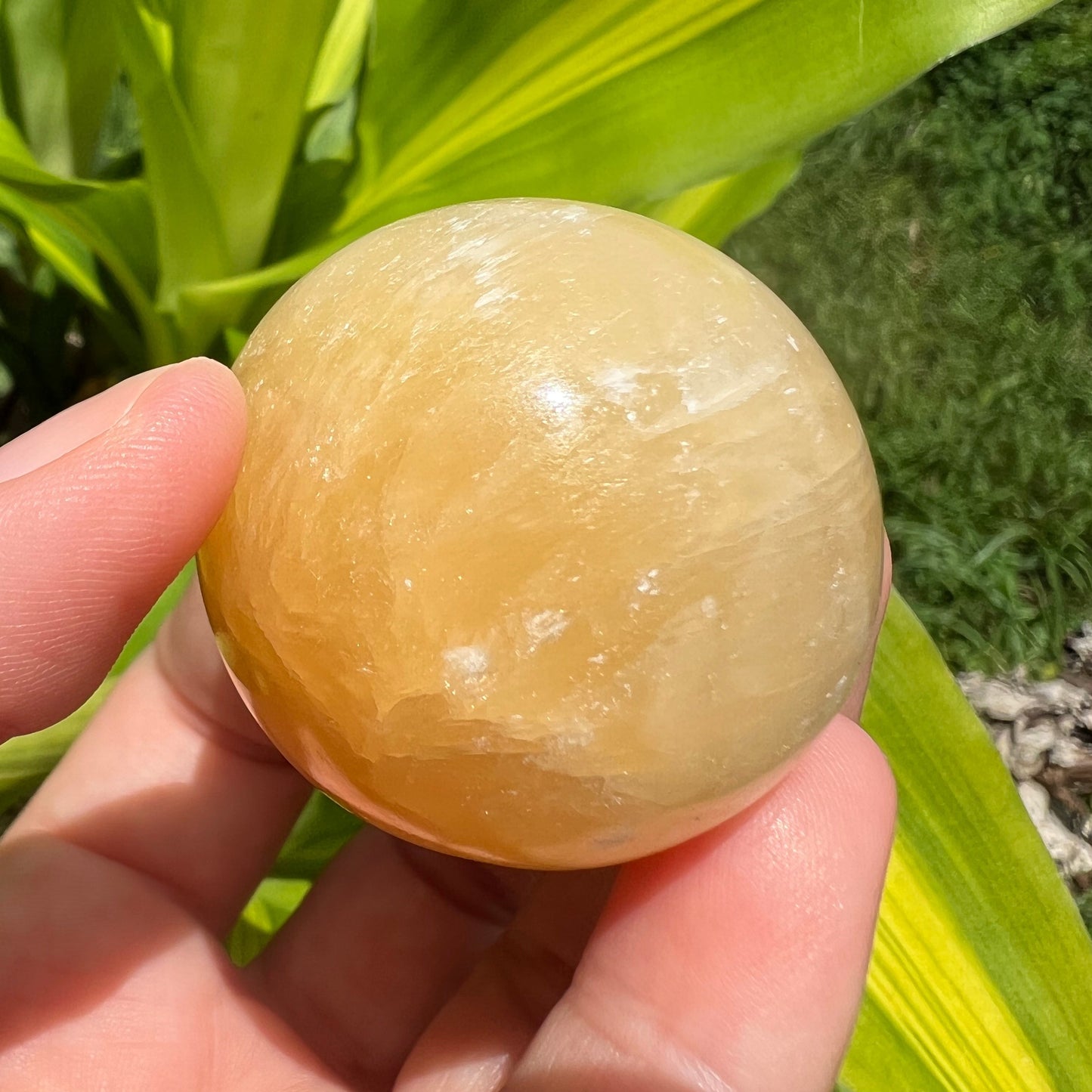 Yellow Calcite Spheres