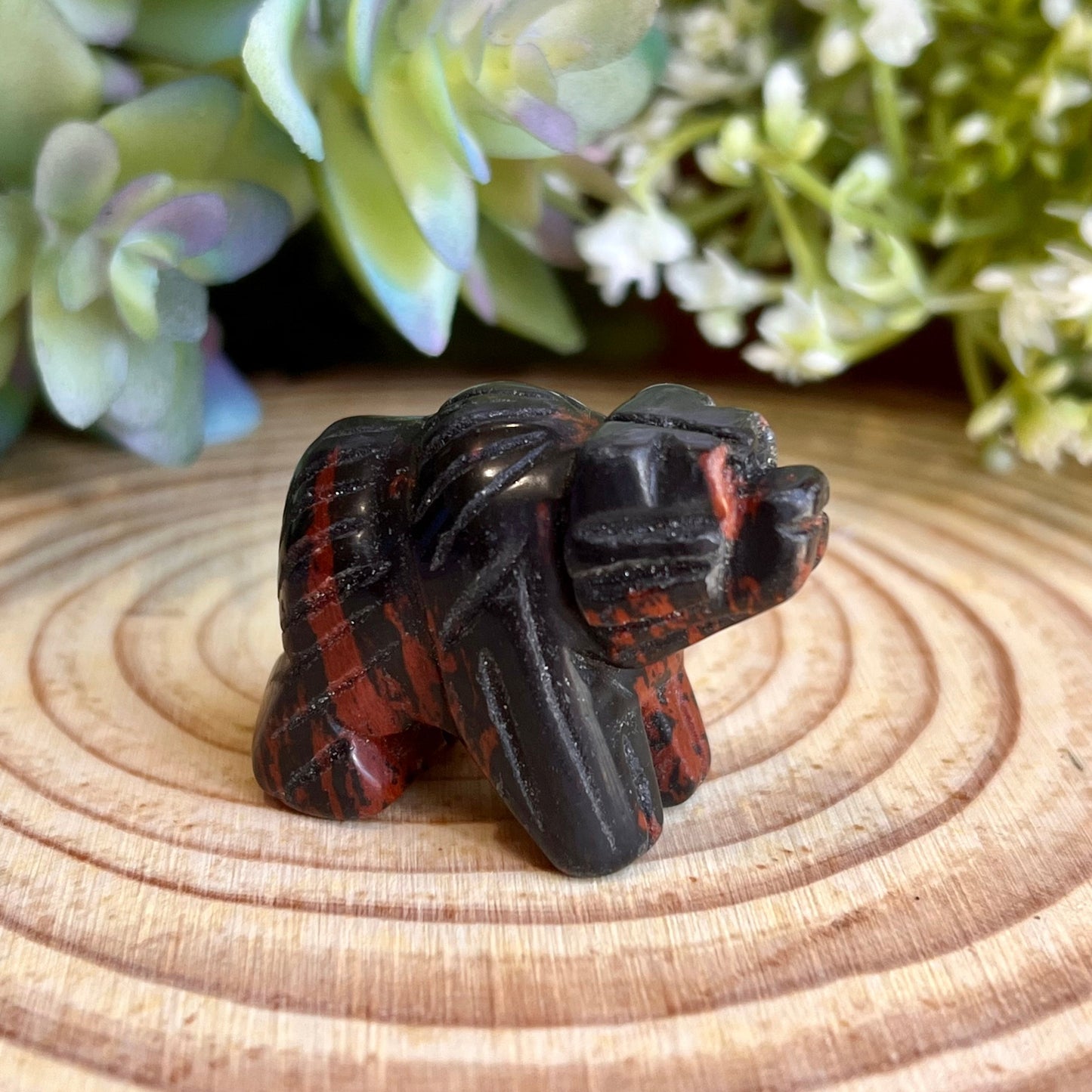 Mahogany Obsidian Bear