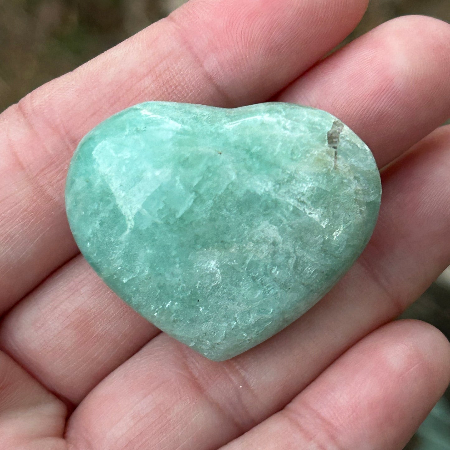 Amazonite Heart