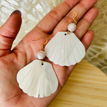 Mother of Pearl Shell Earrings