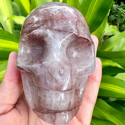 Hematoid Quartz Skull