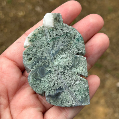 Moss Agate Leaf