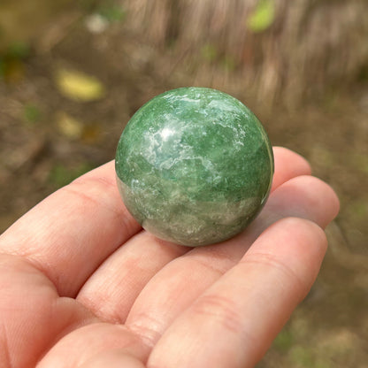 Green Strawberry Quartz Sphere